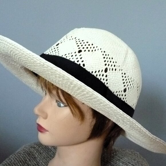 MONTECRISTI 100% TOQUILLA STRAW GENUINE PANAMA WHITE HAT 62 - Picture 3 of 7